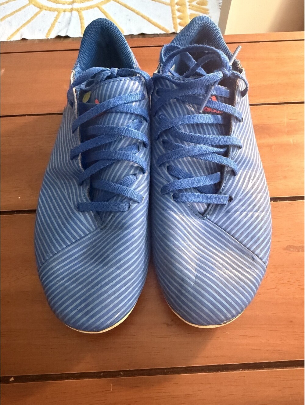 adidas Nemeziz Messi 19.4 FG Soccer Cleats BLUE Size 5.5 Men Boys